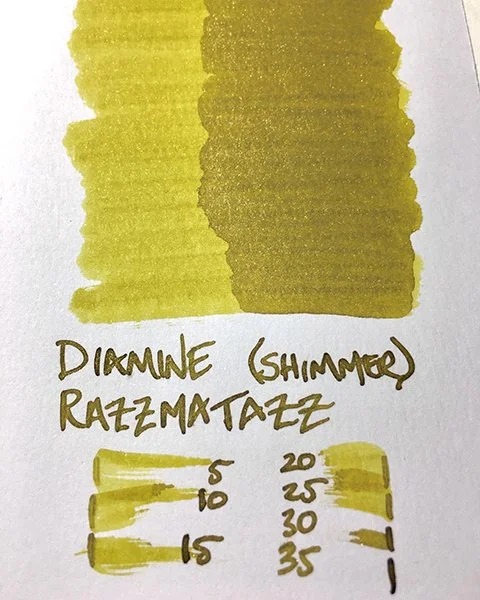 Ink Review: Diamine Razzmatazz fountain pen ink — Inky Inspirations
